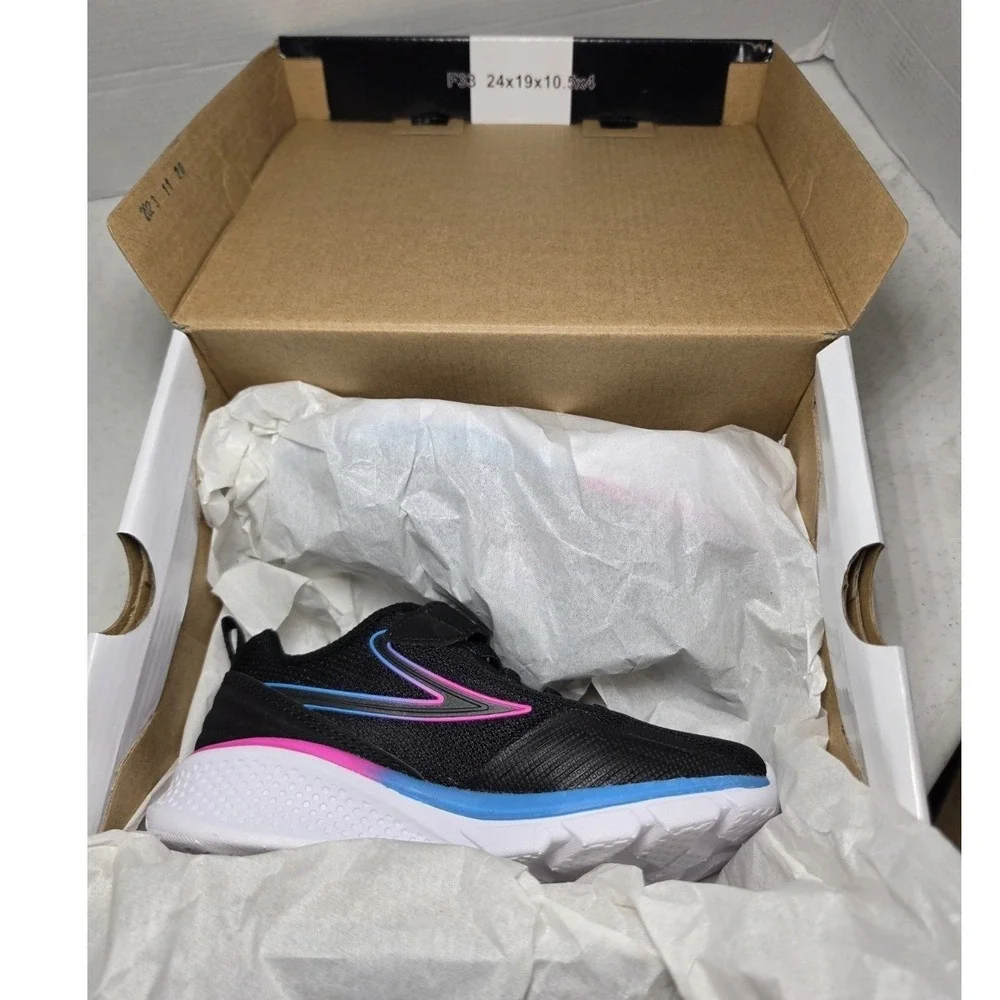 FILA Primo-Forza Strap, Kids, Black, Size 11, New